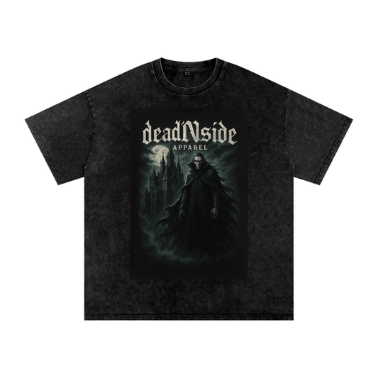 deadNside Vampire Acid Wash Oversize T-Shirt