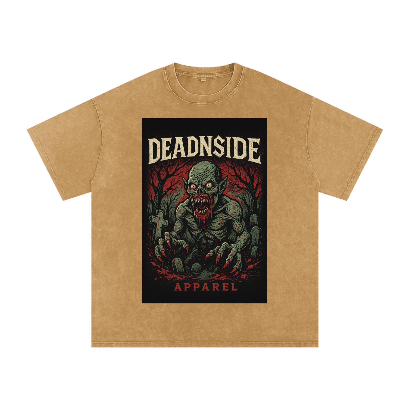 deadNside Gremlin Acid Wash Oversize T-Shirt